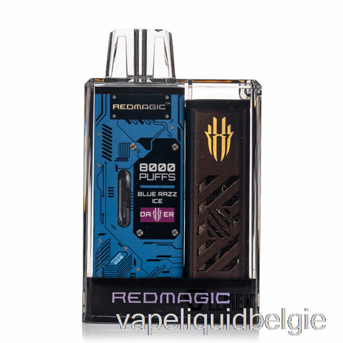 Vape België Redmagic Dagger 8000 Wegwerp Blauw Razz Ijs